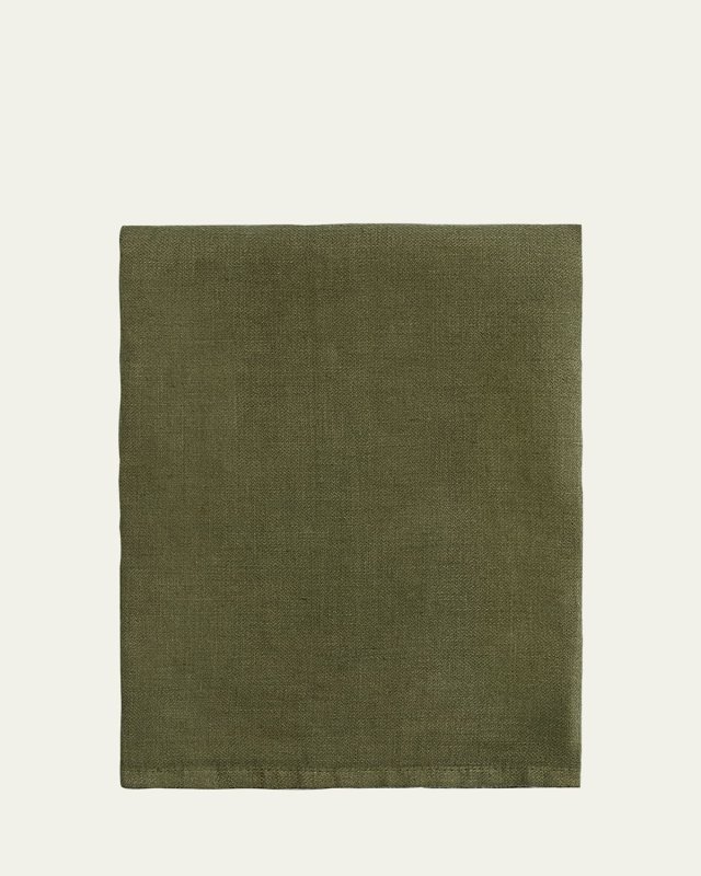 Linen Sateen Napkin S4 Green